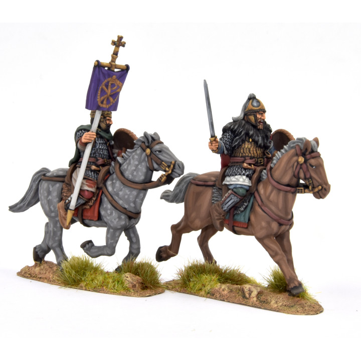 Visigoth heavy cavalry command, unarmoured horses
