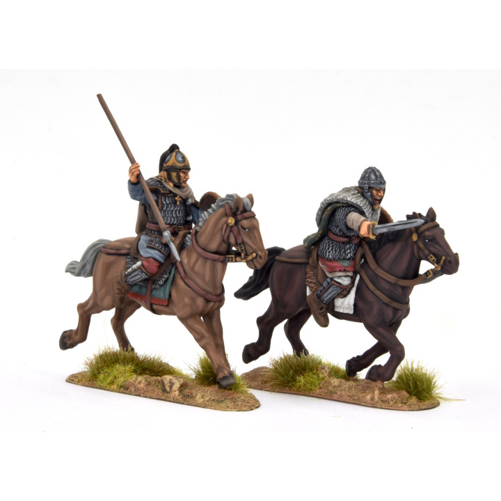 Visigoth heavy cavalry 1, unarmoured horses