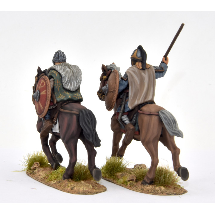Visigoth heavy cavalry 1, unarmoured horses
