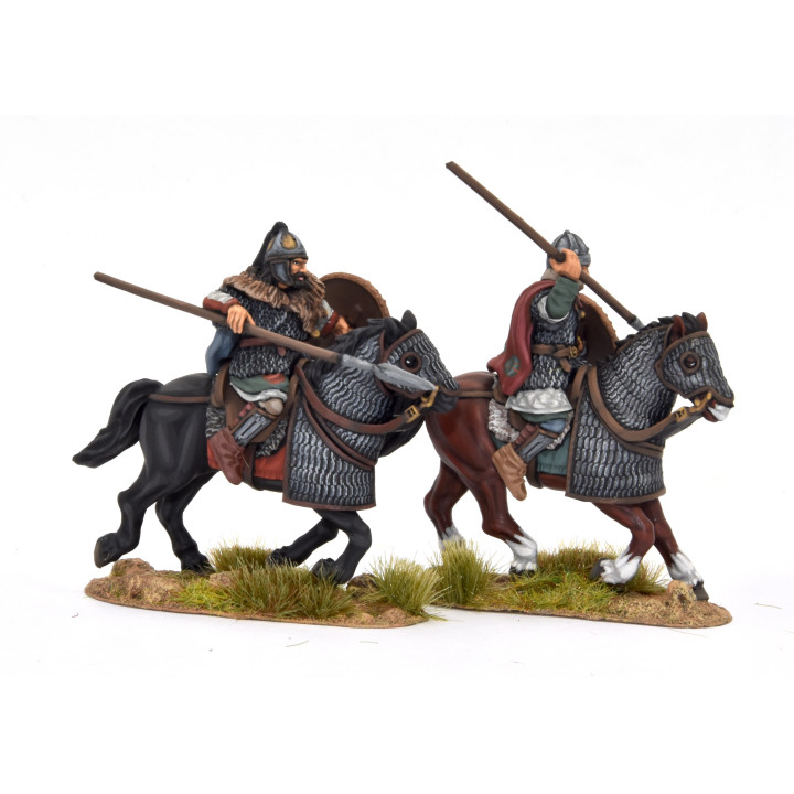Caballería pesada visigoda 2, caballos con armadura