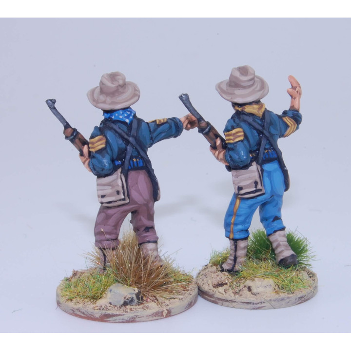 Grupo de mando de caballería desmontada EE.UU./Rough Riders