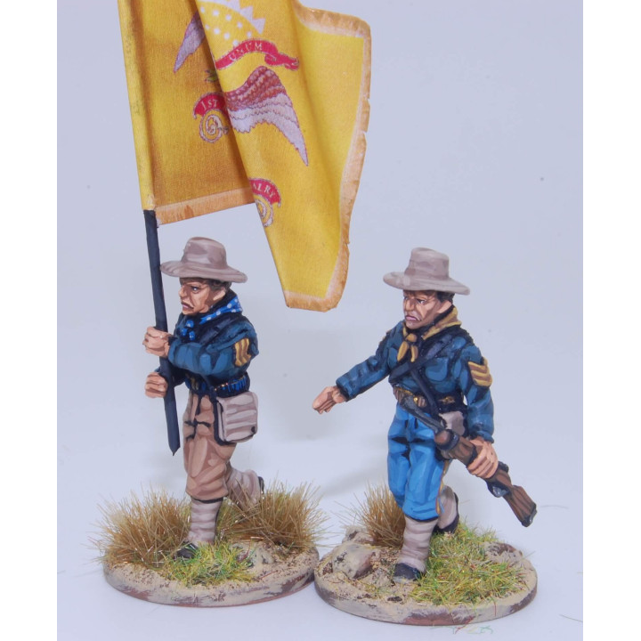 Grupo de mando de caballería desmontada EE.UU./Rough Riders