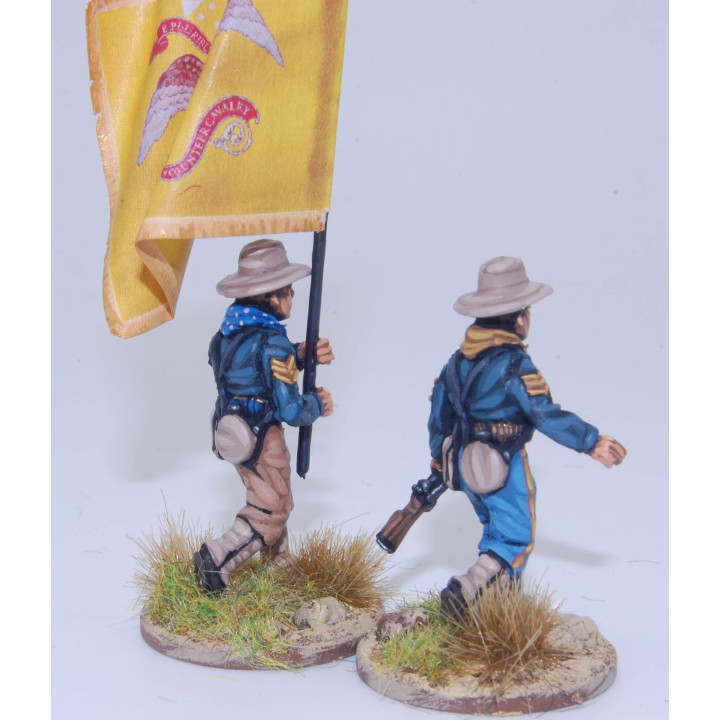 US Dismounted Cavalry/Rough Riders command group