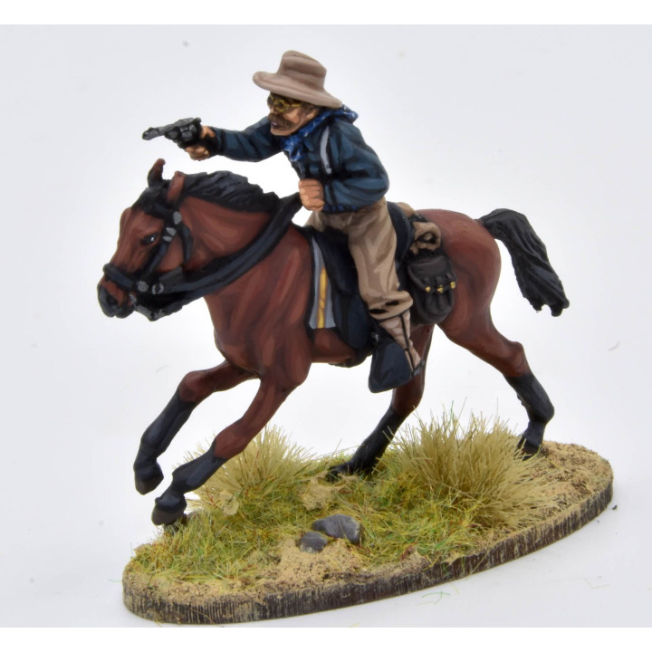 Theodore Roosevelt mounted