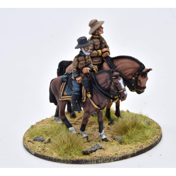 May. Gral. Joseph Wheeler y ayuda de campo