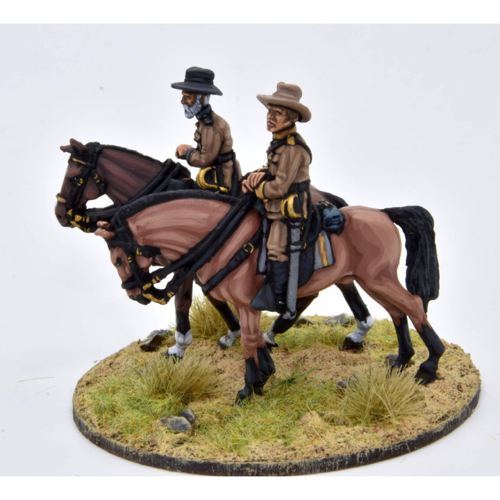May. Gral. Joseph Wheeler y ayuda de campo