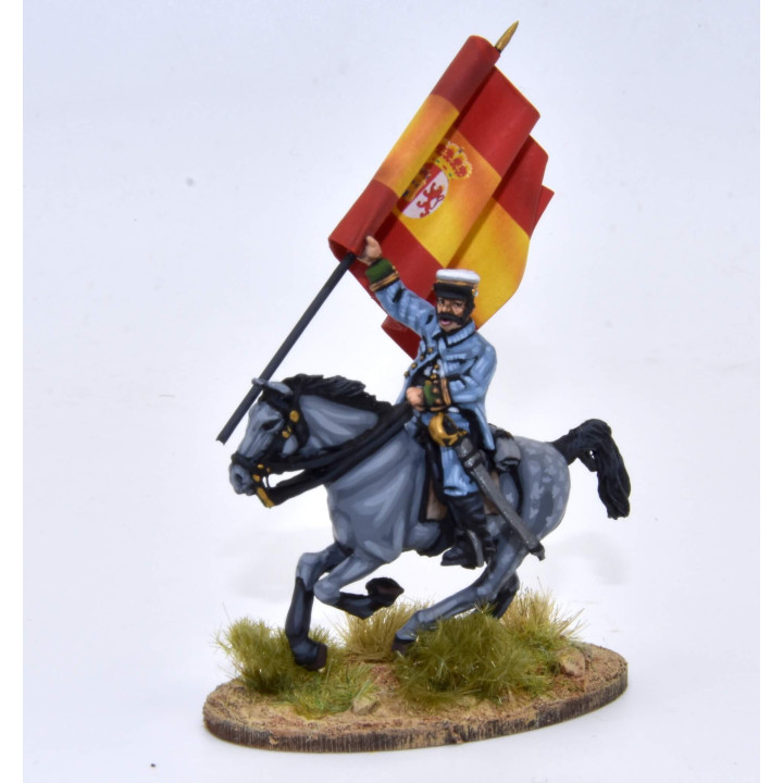 Coronel español a caballo