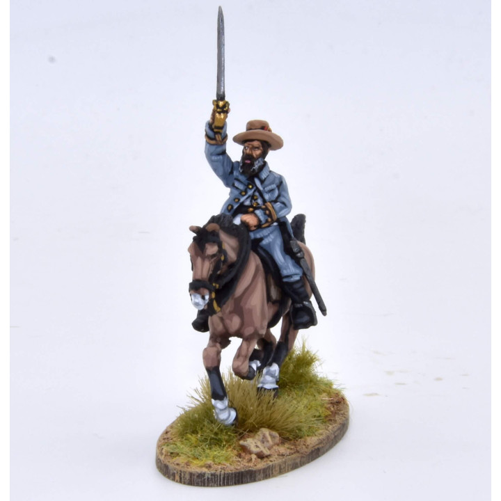 Coronel español a caballo