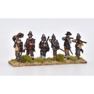 Arcabuceros disparando y recargando II