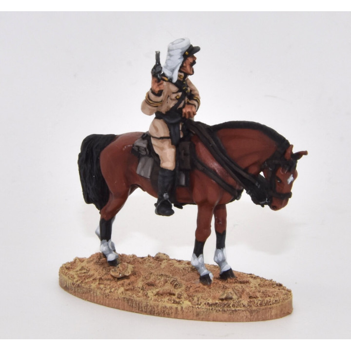 Oficial a caballo quepis