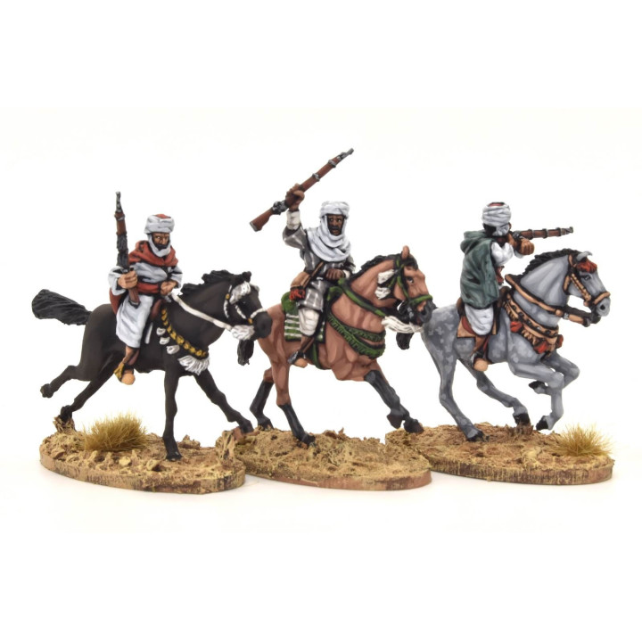Arab/Berber cavalry, litham turbans, rifles