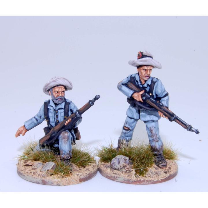 infantería española en escaramuza, campaña