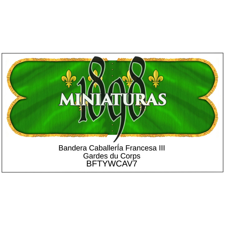 Bandera de Caballería Francesa III (Guardias du Corps)