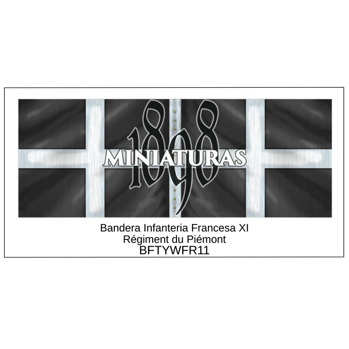 Bandera de Infanetría Francesa XI