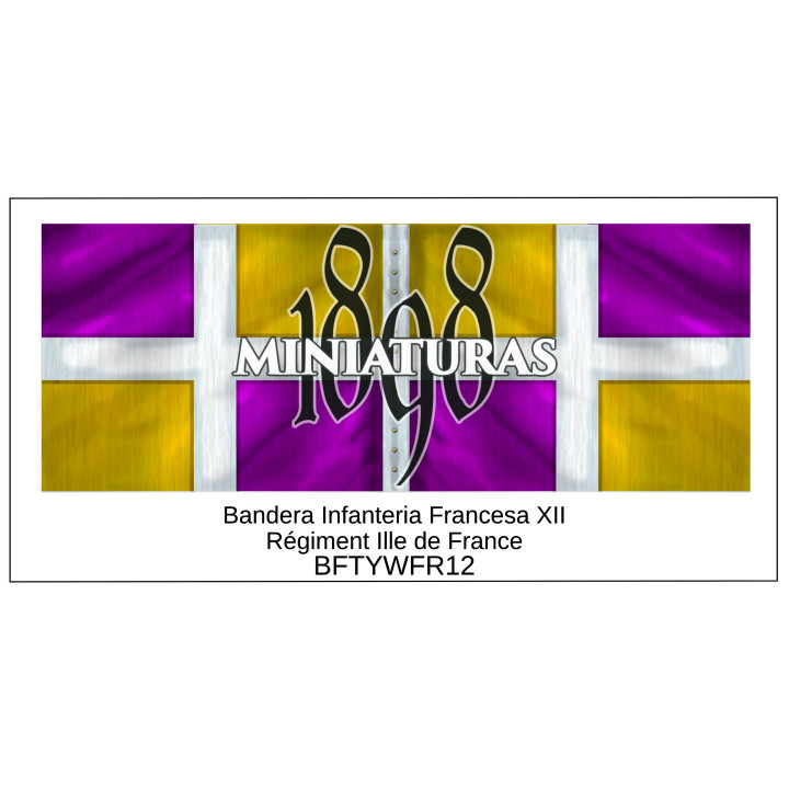 Bandera de Infantería Francesa XII (Isle de France)