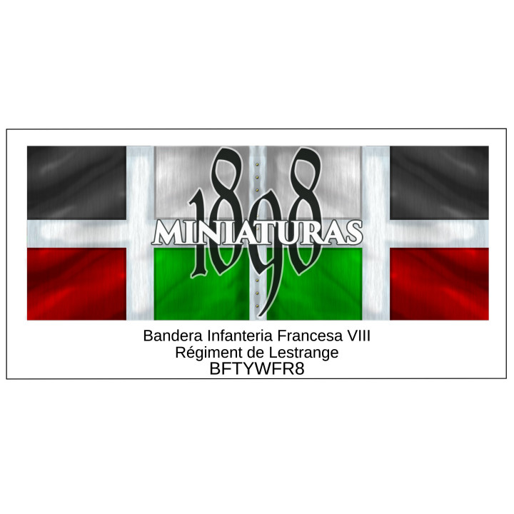 Bandera de Infantría Francesa VIII (Regiment de Lestrange)