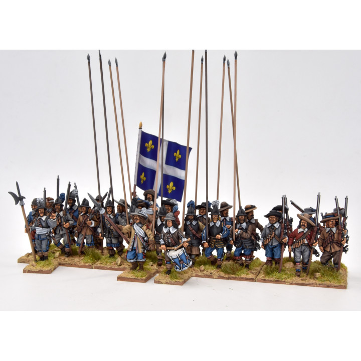 guerra treinta años regimiento francés miniaturas