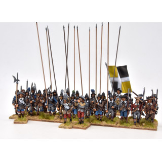 Regimiento francés guerra treinta años miniaturas