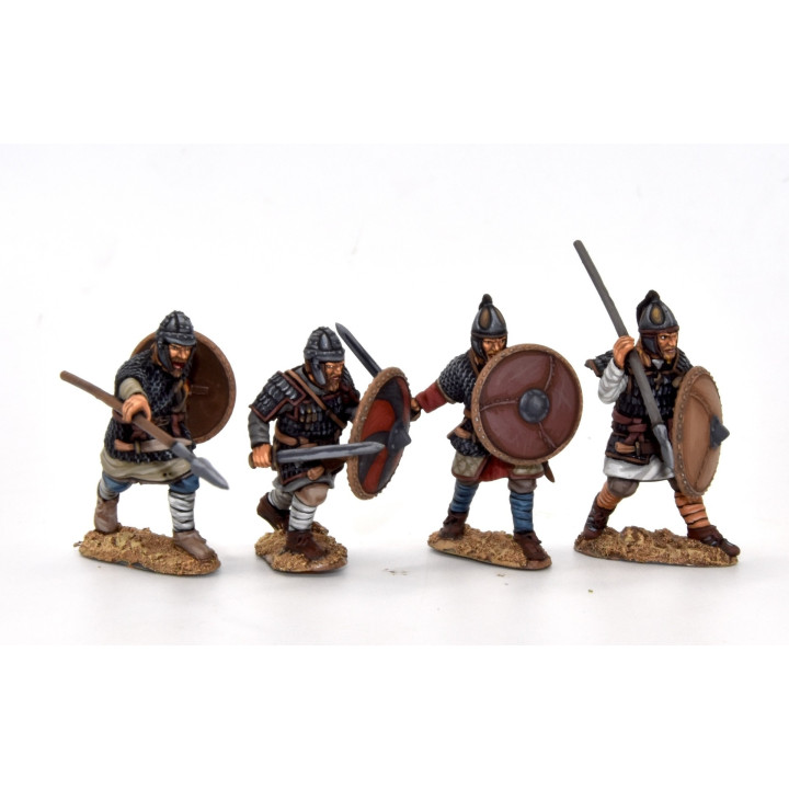 Armoured visigoth warriors