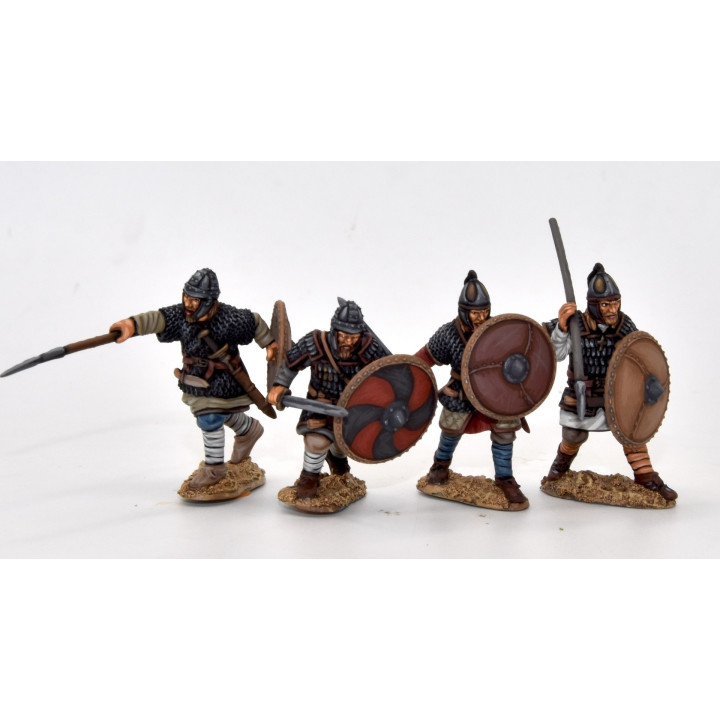 Armoured visigoth warriors